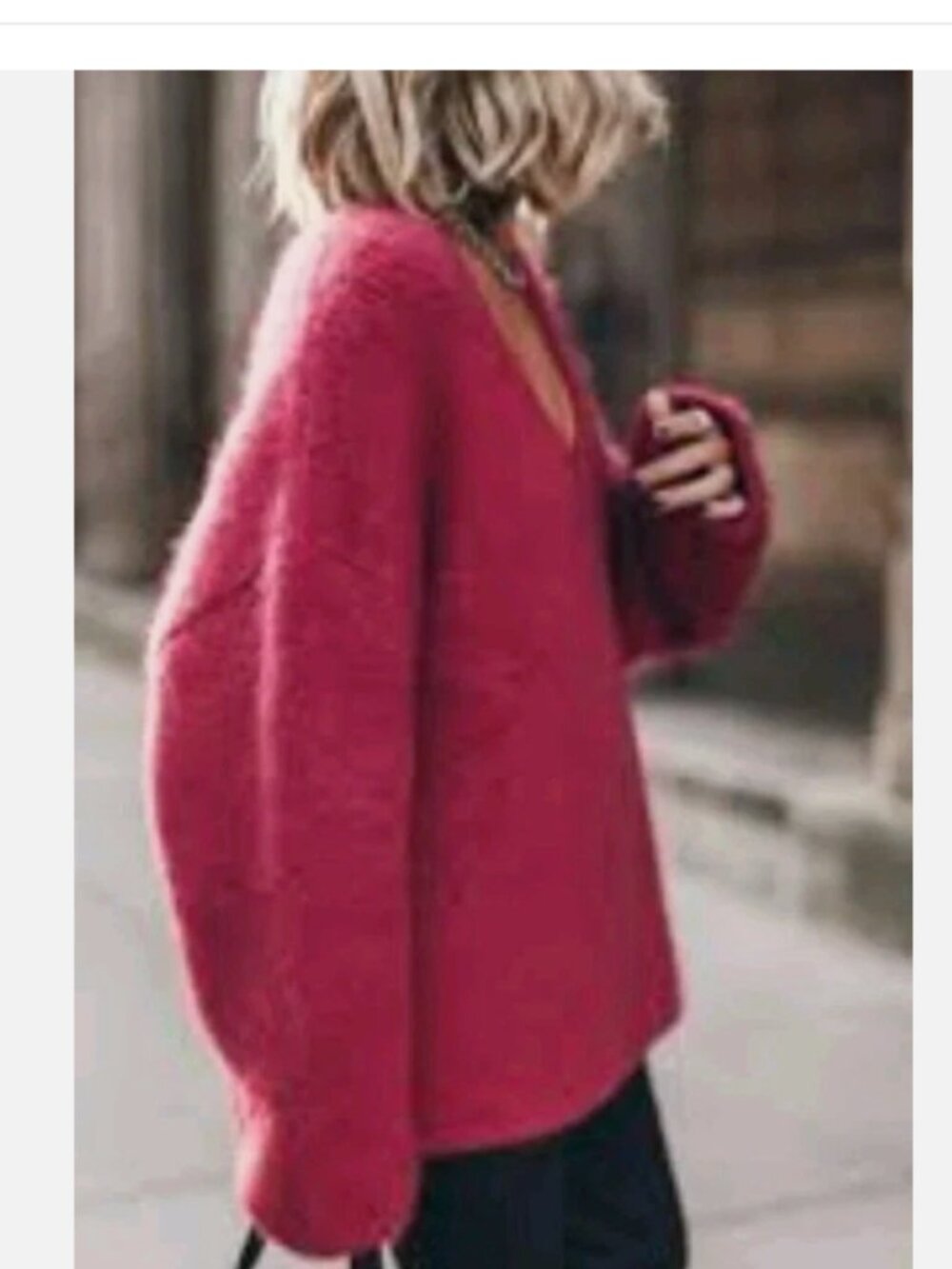 MIKUTA The Fluffy Mohair Wool Sweater SMALL oversized - Picture 2 of 8